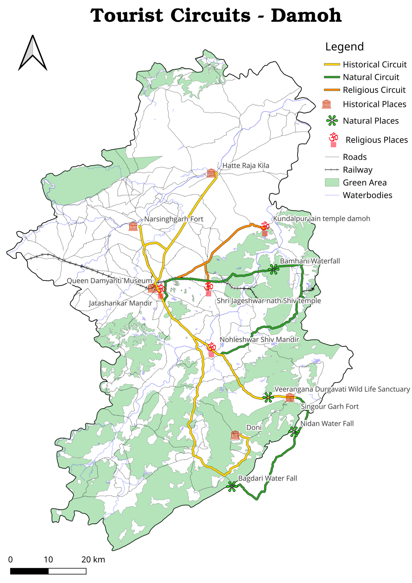 Tourist Circuit Damoh